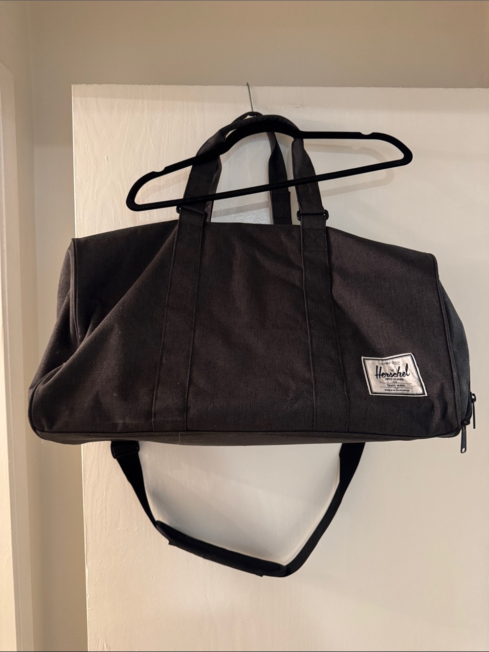 Herschel Supply Company Black Canvas Duffel Bag